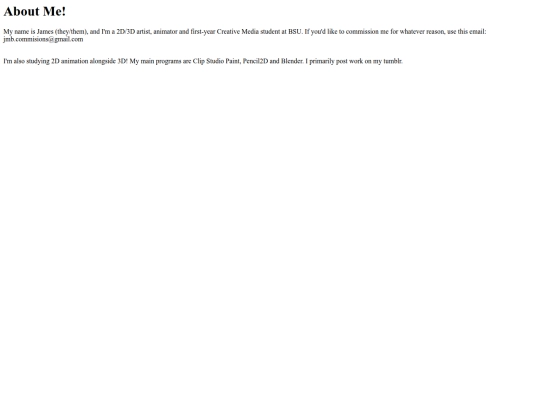 AboutMe screenshot