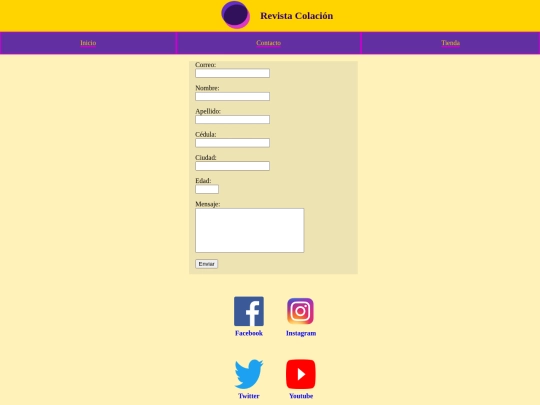 HTML/contacto screenshot