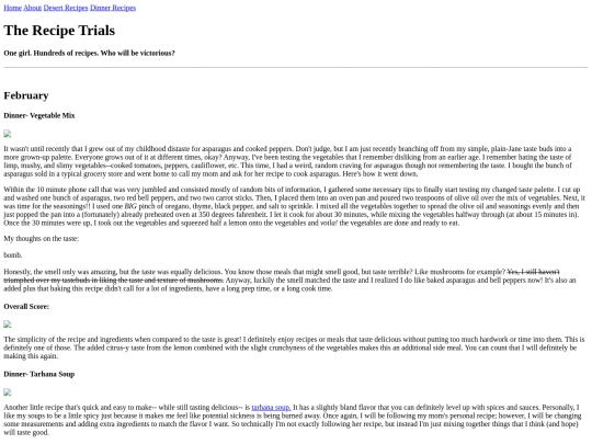 The Recipe Trials/dinner_recipes screenshot