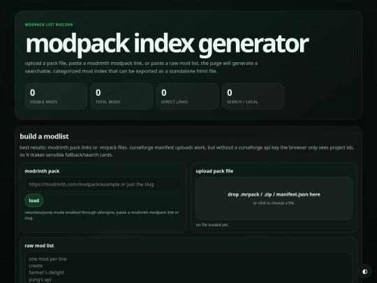 index screenshot