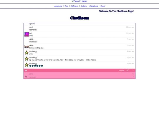 chatroom screenshot