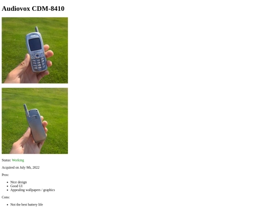 audiovox-cdm-8410 screenshot