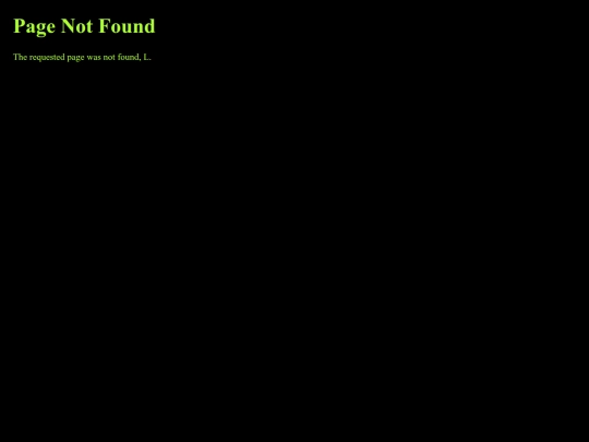 not_found screenshot
