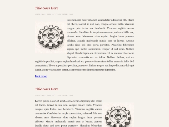 blogpost-template screenshot