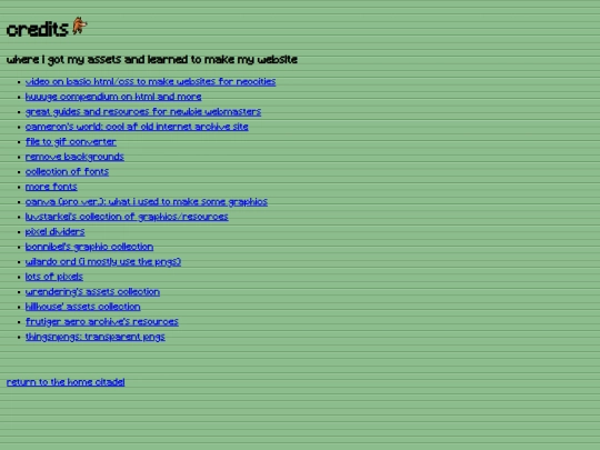 credits screenshot