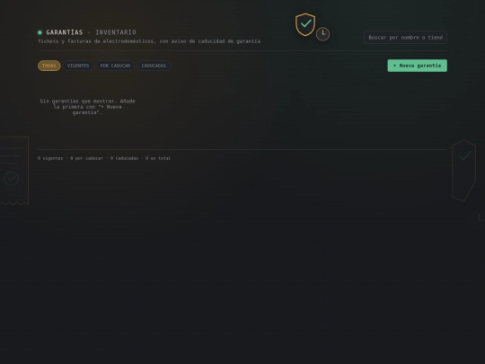 Garantias/garantias screenshot