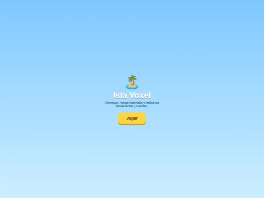 Juego/isla-voxel screenshot