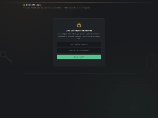 Password/contrasenas screenshot
