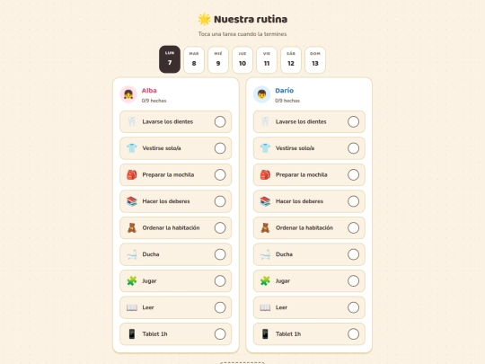 Rutinas/rutina-gemelos screenshot