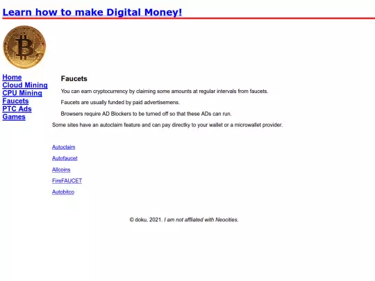 faucet screenshot