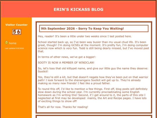 blog screenshot