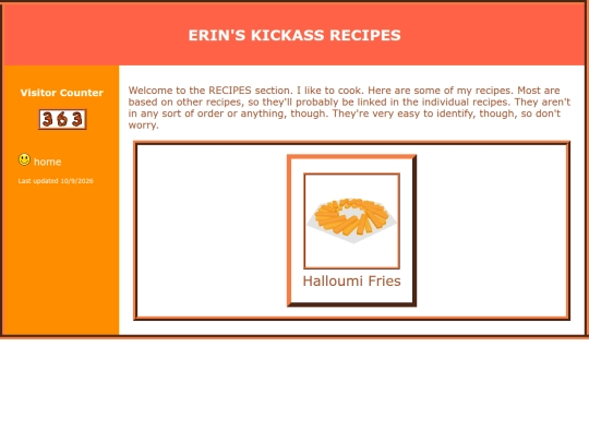 recipes screenshot