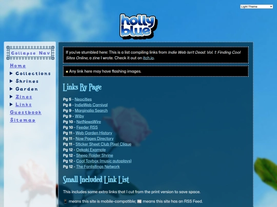 zine/indie-zine-1-links screenshot