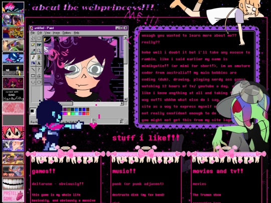 aboutme screenshot