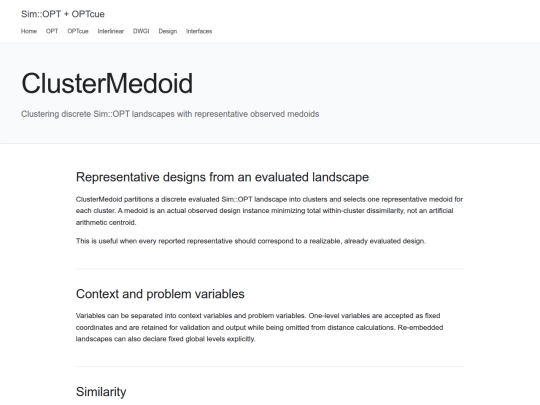 clustermedoid screenshot