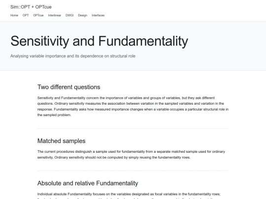 sensitivity-and-fundamentality screenshot