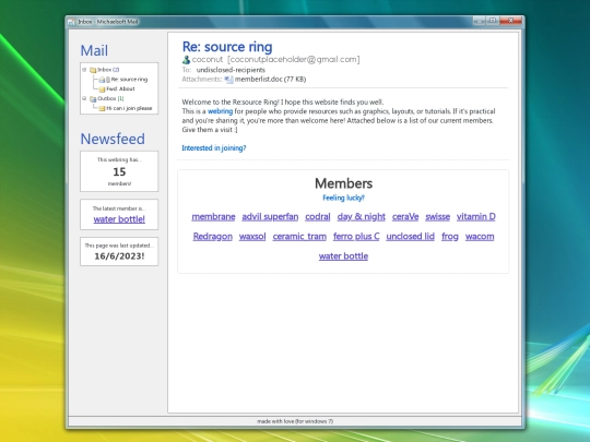 webring/sandbox screenshot