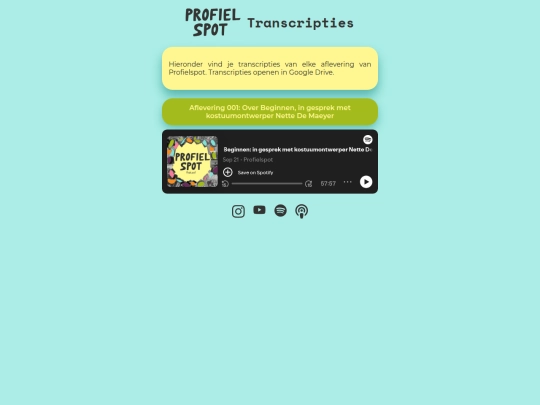 transcripties screenshot