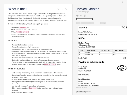 invoice5 screenshot