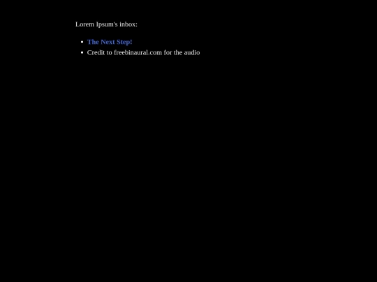 Email 2 screenshot