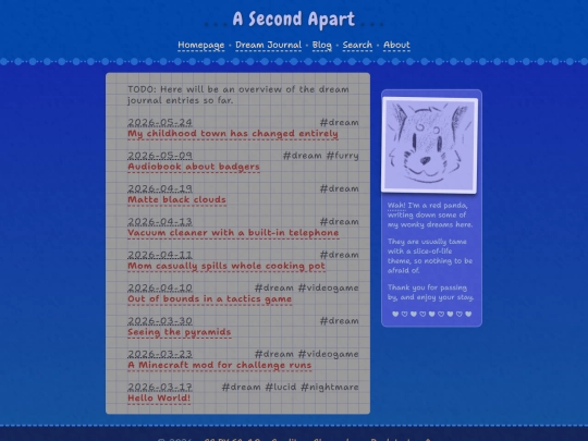 journal screenshot