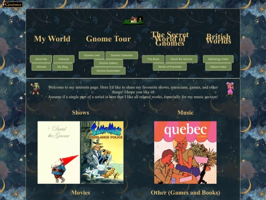 interests screenshot