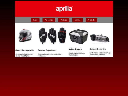 accesorios screenshot