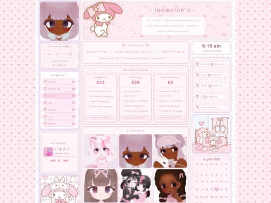 menu screenshot