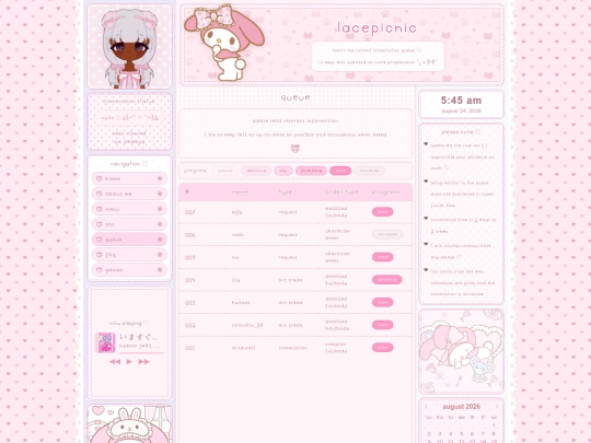 queue screenshot