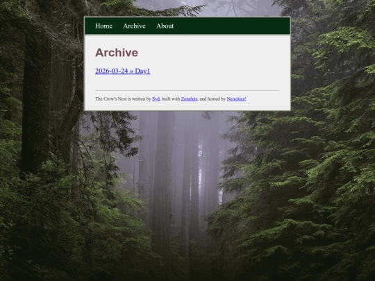 archive screenshot