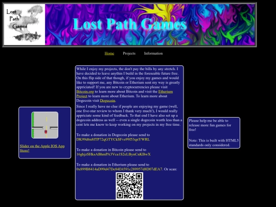 support screenshot