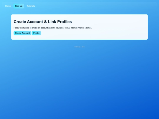 tutorial-signup screenshot