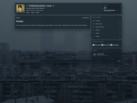 guides screenshot