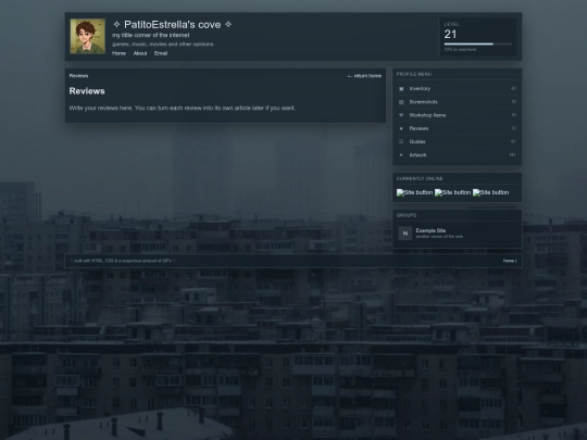 reviews screenshot