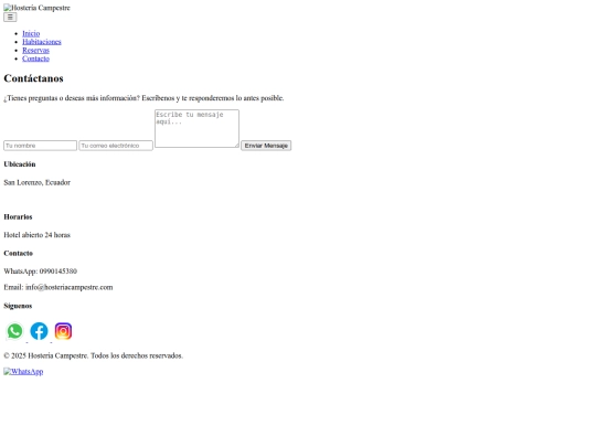 Campestre1/contacto screenshot