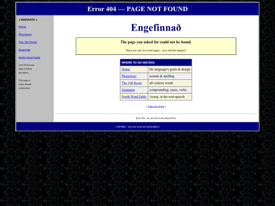 not_found screenshot