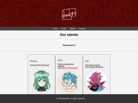 talents screenshot