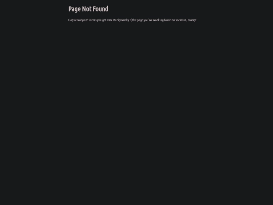 not_found screenshot