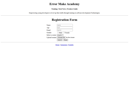 EMC Project/register screenshot