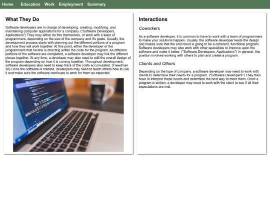 9GCareerProject/Work screenshot