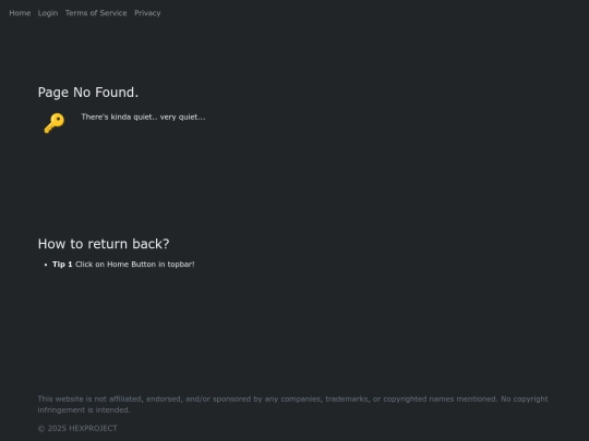 not_found screenshot
