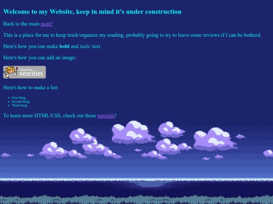 readinglist screenshot