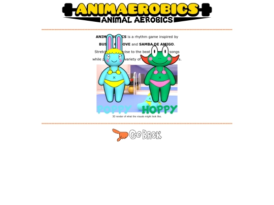 html/aerobics screenshot