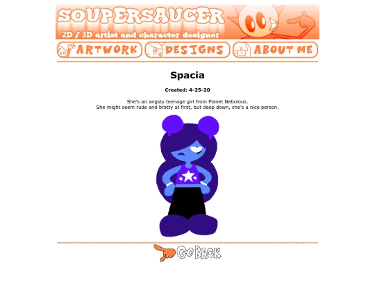 html/spacia screenshot
