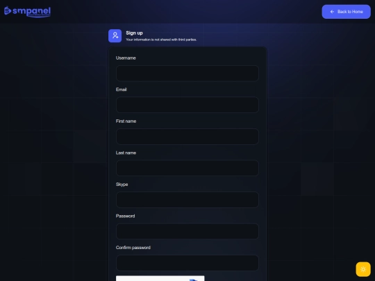 en/signup screenshot