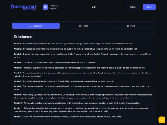 en/terms screenshot