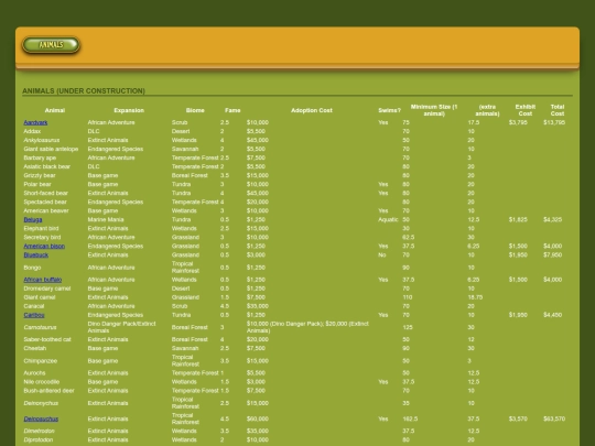 animals screenshot