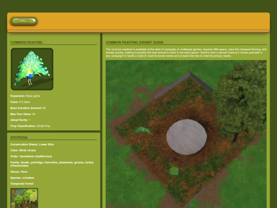 peafowl screenshot