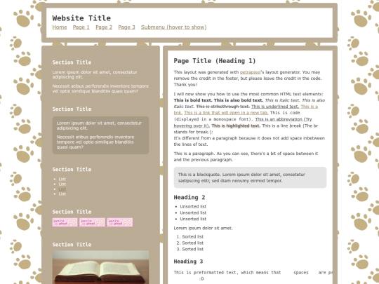 index screenshot
