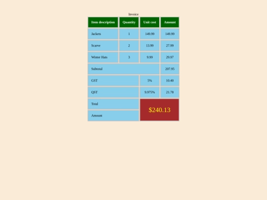 Lab7/css-table screenshot
